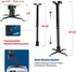Projector Mount, Universal Ceiling/Wall Mount Black with Extendable Arms, Adjustable Height for Epson, Optoma, Benq
