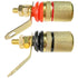 CESS Amplifier Terminal Connector Binding Post Banana Plug Jack Socket, 4 Pack