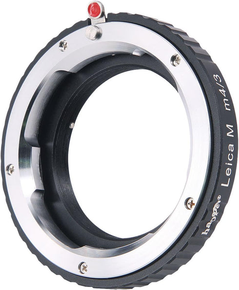 Haoge Manual Lens Mount Adapter for Leica M LM Lens to Olympus and Panasonic Micro Four Thirds MFT M4/3 M43 Mount Camera