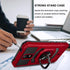 Ailiber Cricket Debut Case, AT&T Calypso 2(U319AA) with Screen Protector, Ring Kickstand for Magnetic Car Mount (Red)
