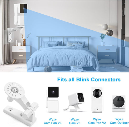 UTEBIT 2 Pack Wall Mount for Blink, Adjustable Mount Bracket for Blink Outdoor Camera, 360 Degree Holder