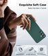 LeYi Shockproof Protective Anti-Scratch Phone Case for Galaxy A25 with 2 PCS Screen Protector (Green)