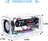 MiOYOOW DIY Bluetooth-Compatible Speaker Kit with FM Radio, Electronic Soldering Practice Kit USB Mini Home Sound