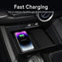 Wireless Phone Charging Pad for 2023 2024 Honda 11th Accord, Silicone Material, Dual Charging Ports, 15W Adapter for