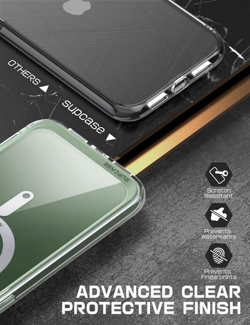SUPCASE for iPhone 13 Pro Case, Unicorn Beetle Mag, Compatible with MagSafe, Military-Grade Protection, Clear