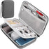 Hard Electronic Organizer Travel Bag, Waterproof Shockproof Case for Power Bank, Adapters, Chargers, Cables, Flash