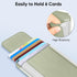 FINPAC MagSafe Wallet, Magnetic Card Holder for iPhone 15/14/13/12 Series, RFID Blocking, Slim Leather Wallet (Bamboo