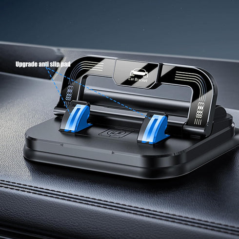 Lamsamsom 360 Car Phone Holder Degree Rotation, Suitable for car Navigation in-car Dashboard, Horizontal and Vertical