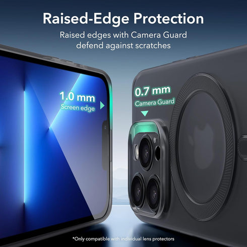 ESR iPhone 13 Pro Case / Compatible with MagSafe / Military-Grade Protection / Frosted Black Magnetic Phone Case