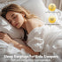 6.0 Sleep Earbuds for Side Sleepers, Invisible Sleep Headphones, ENC Noise Blocking, Wireless Bluetooth with LED Power
