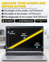 15.6 Inch 360 15.6" 16:9 F FORITO Laptop Privacy Screen Protector, Anti Peeping and Anti Glare Laptop Privacy Shield