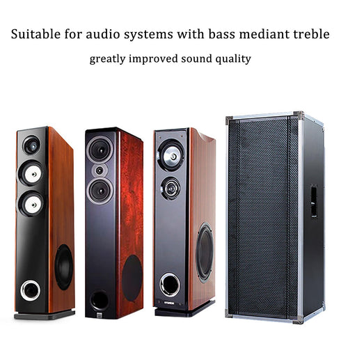 HiQltyla 3 WEAH-3509A 350W 4 8 Way Speaker Crossover, Adjustable Passive Crossover for Car Home Audio to Ohm Bass
