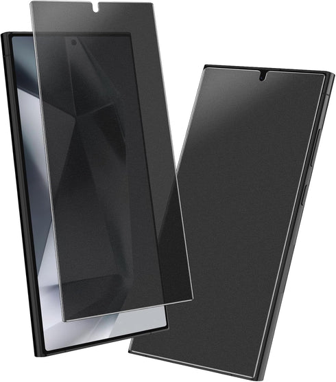 LYWHL 2 Pack Matte Privacy Screen Protector for Samsung Galaxy S24 Ultra, Anti-Spy, Anti-Glare, Full Adhesive