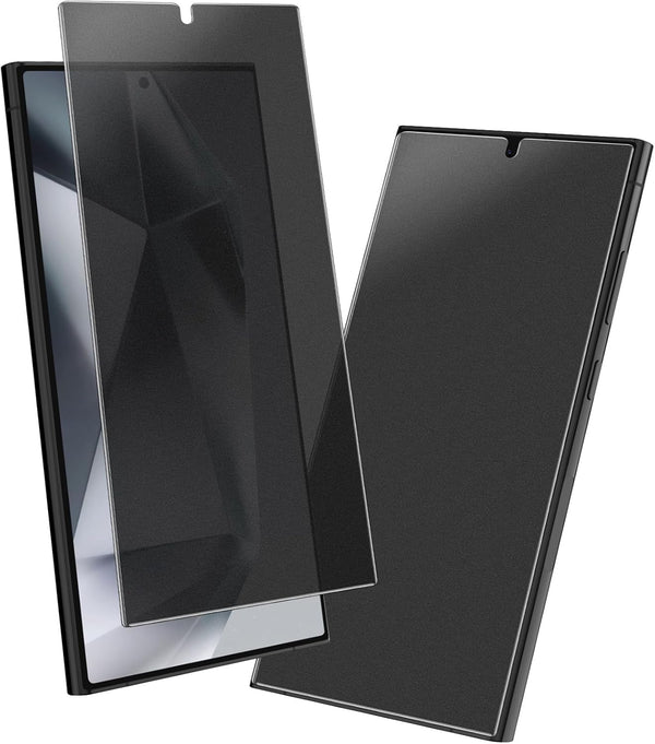 LYWHL 2 Pack Matte Privacy Screen Protector for Samsung Galaxy S24 Ultra, Anti-Spy, Anti-Glare, Full Adhesive