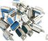 uxcell 20Pcs DB9 Connector 9 Pin D-Sub Male Solder Connector, Gold Plated Joints