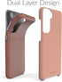 Crave Dual Guard Case for Samsung Galaxy S21 FE, Shockproof Protection Dual Layer Case - Blush