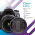 52MM Snap-On Front Lens Cap Cover Compatible with Canon, Nikon, Sony, Pentax All DSLR Lenses