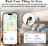 ssltvti IP68 Air Tracker Tag, Smart Tag Bluetooth Tracker Works with Apple Find My (iOS Only), Waterproof, Replaceable