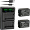 Kastar 2-Pack Battery and LTD2 USB Charger for Leica BP-DC9 Series, Compatible with V-Lux 2 and V-Lux 3 Cameras