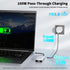 Aplimln 9 1 4K@60HZ RJ45 3 3.0 100W, USB C Hub, in USB C to HDMI Multiport Adapter, Gigabit Ethernet, USB Ports, SD/TF