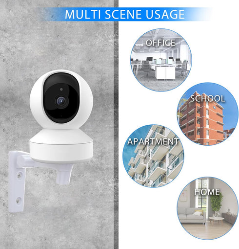 2 Pack Wall Mount Compatible with Reolink E1/E1 Pro Camera, 360 Degree Adjustable Bracket for Indoor Outdoor Mounting