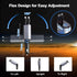 Retractable Car Charger 4 in 1 USB C Fast Charger with Dual Type-C Cables, Compatible with iPhone 15, 2 Pack