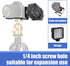 Uelkr 1/4" DSLR Camera L Bracket Quick Release Plate Vertical Horizontal Switching Tripod with Screw, Camera Mount