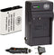 BM Premium LB-060 Battery and Charger for Kodak PixPro AZ251, AZ361, AZ362, AZ365, AZ421, AZ422, AZ501, AZ521, AZ522