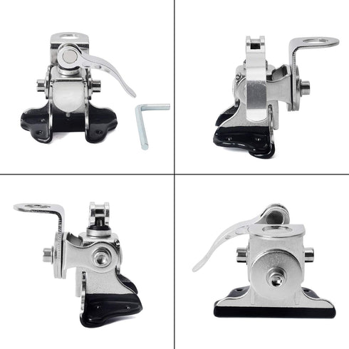 UAYESOK Car Antenna Mount Bracket Clip Trunk Lid Hatchback Mobile Radio Antenna Base with 5M/16.4ft SO239 to PL-259