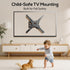 IWORKBOARD 43 50 55 inch 32-60" 77 lbs, 400x400mm, Full Motion Corner TV Wall Mount for Most TVs, Articulating Swivel