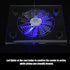 Laptop Cooler Cooling Pad, USB Powered with LED RGB Lights for PC and Notebook