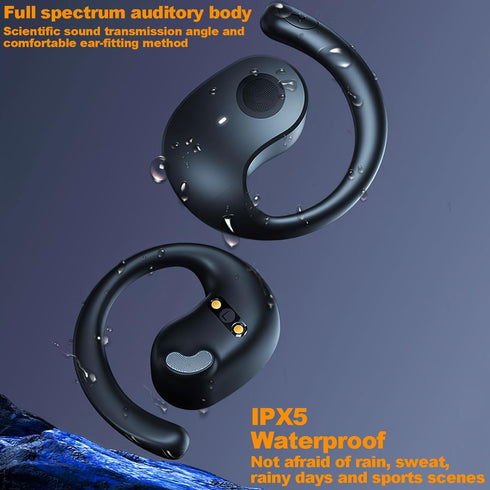 NEW Ultra Bone Conduction Earphones Open Earbuds, Wireless Bluetooth, Immersive Audio, Clear Call, 48H Playtime
