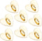 Vin Beauty 8 Pcs Cell Phone Finger Ring, Metal Phone Charm Rings Cute Cell