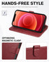 TUCCH 12 12/12 5G, Wallet Case for iPhone Pro, RFID Blocking Card Slot TPU Interior Protective Case, Magnetic Folio