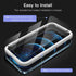 JETech 3-Pack Full Coverage Tempered Glass Screen Protector for iPhone 12/12 Pro 6.1", Black Edge, HD Clear,