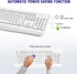 QUASIO 2.4G Wireless Keyboard, Full-Sized Ergonomic Wireless Computer Keyboard with Wrist Rest for Windows, Mac OS