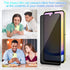 3 Pack Privacy Screen Protector for Samsung Galaxy A25 5G, Anti-Spy Tempered Glass, Ultra HD, Anti-Scratch,