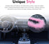 Foelony 5.71" 11.6" Car Dashboard Anti-Slip Pad, Pink Feather Car Magic Dashboard Decor Mat, x Multifunctional Sticky