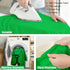 8x10ft Green Screen Backdrop, (WxH) Photography Chromakey Greenscreen Background Sheet, Polyester Collapsible Green