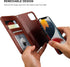 Bocasal Detachable Wallet Case for iPhone 13 Pro Max, RFID Blocking Card Slots Holder, Premium PU Leather Magnetic