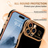 LCHULLE iPhone 15 Pro Max Case for Women, Cute Wave Frame with Love Heart Pattern, Shockproof Cover