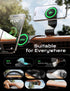 Magsafe Car Mount Charger, Magnetic Phone Holder for Car, 15W Super Fast Charge, Fits iPhone 15/14/13/12 Pro Plus Max