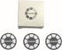 Thin Magnetic Metal Replacement Plate 3-Pack with 3M Adhesive for Device (Matte Black)