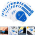 200pcs Glass Dusting Stickers for Phone Removal, Laptop Computer Guide Touch Blue Cell Duster