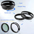 Haoge LH-X53B 3in1 Lens Hood with Adapter Ring and Cap Set for Fujifilm X100VI, X70, X100, X100S, X100T, X100F
