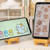 Cute Cat Cell Phone Stand Holder for Desk, Cartoon Animal Resin Smartphone Holder Compatible with All Mobile Phones