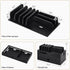 Homde Natural Bamboo Charging Station Rack for Multiple Devices, Cable Cord Management Box Organizer with 6 Slots Drawer