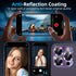 YWXTW Camera Lens Protector for iPhone 14 Pro Max/iPhone 14 Pro, 5X Strengthen Tempered Glass (Purple Glitter)