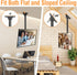ELIVED Ceiling TV Mount for Most 26-65 Inch TVs, Full Motion Adjustable Bracket, Max VESA 400x400mm, 99 lbs
