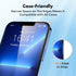 UNBREAKcable Screen Protector for iPhone 14/iPhone 13/13 Pro, Shatterproof Tempered Glass, 2 Pack